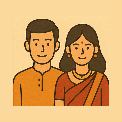 Prakash and Sunita photo